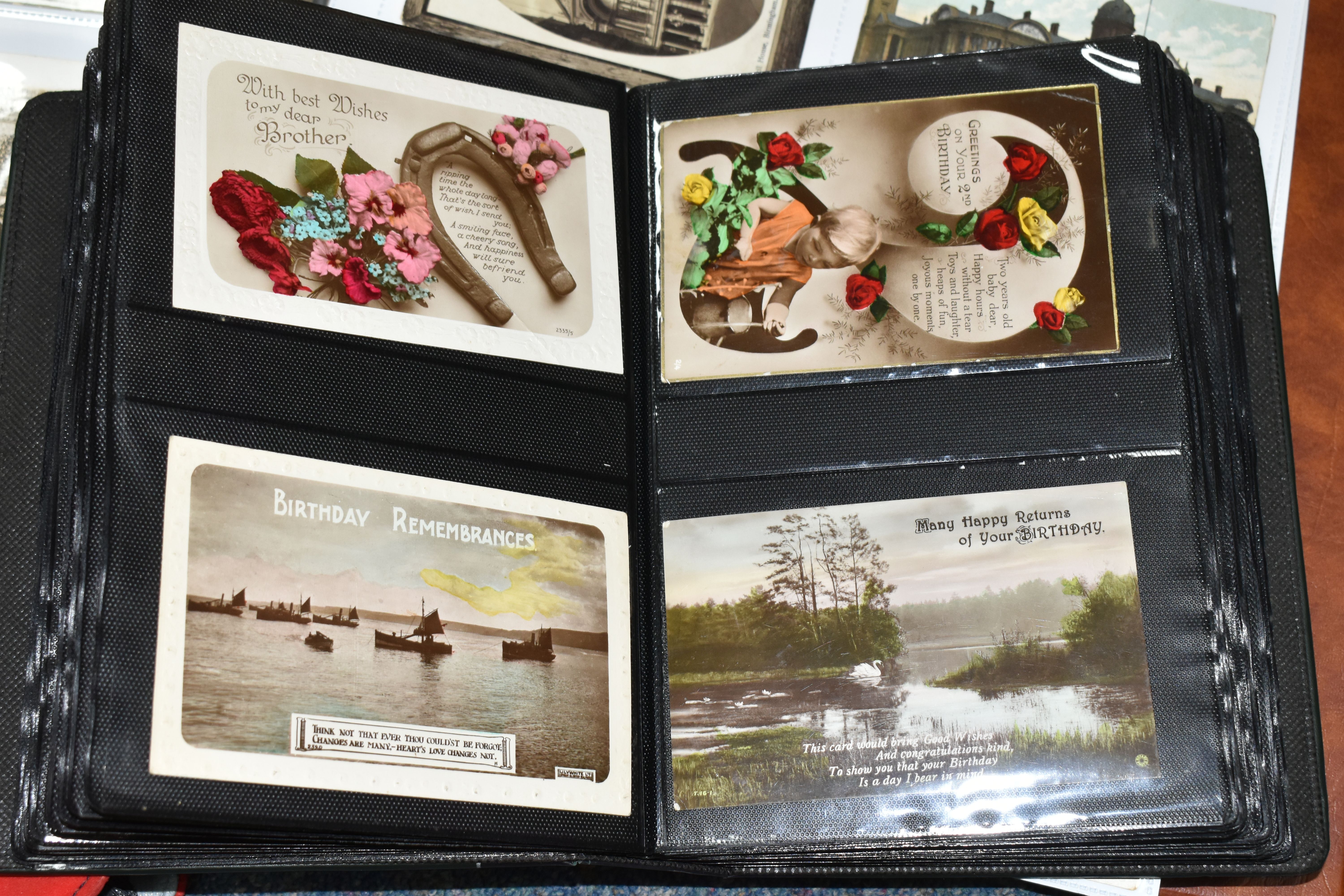 POSTCARDS, Five Albums containing a collection of approximately 685 eclectic early-late 20th century - Image 24 of 34