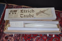 A FLAIR TRICH TAUBE MODEL PLANE KIT in box (look new and unworked)