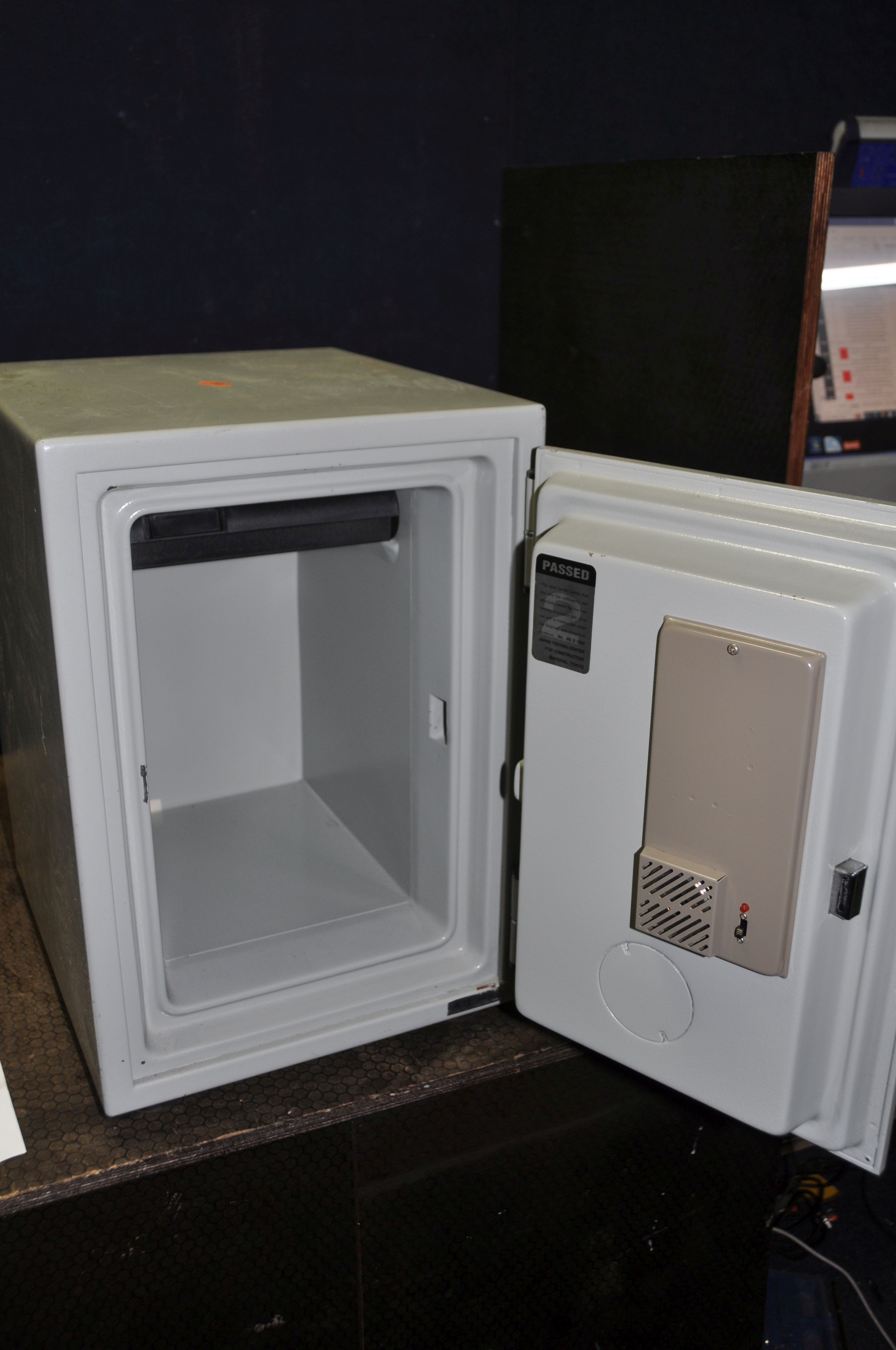A 'ROYAL SAFE' MANUAL SAFE with key and code width 34cm depth 42cm ...
