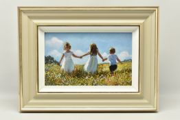 SHERREE VALENTINE DAINES (BRITISH 1959) 'FRIENDSHIP IN THE MEADOW', a signed limited edition print