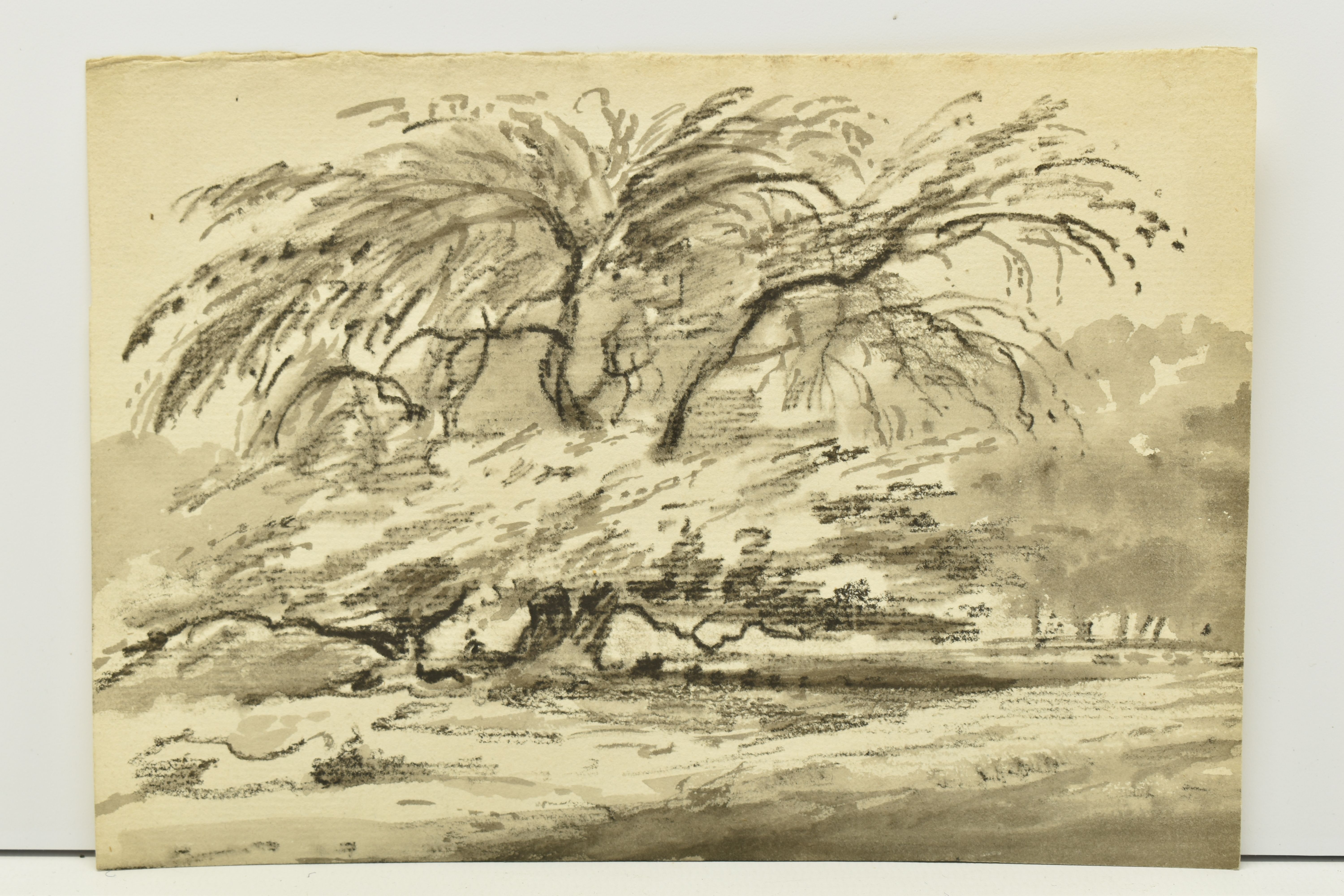 CIRCLE OF Dr THOMAS MONROE (1758-1833) THREE UNSIGNED SKETCHES, the first depicts a cottage and - Image 2 of 8