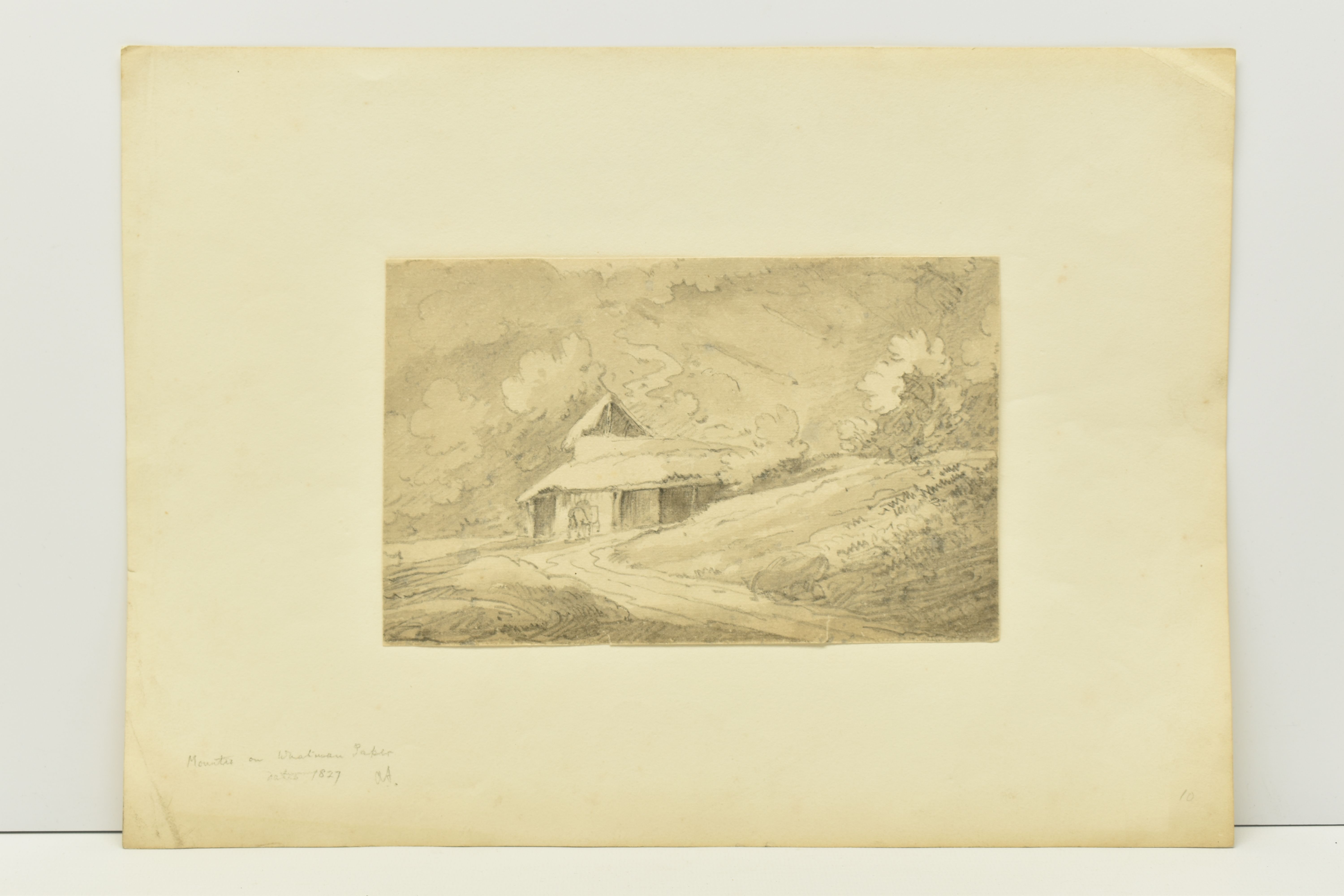 CIRCLE OF REVEREND WILLIAM HENRY BARNARD (1767-1817) THREE UNSIGNED LANDSCAPE STUDIES, the first - Image 5 of 13