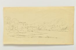 CIRCLE OF PAUL SANDBY MUNN (1773-1845) 'NEW BRIDGE, DURHAM', a river landscape depicting buildings