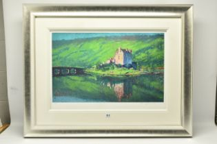 ROLF HARRIS (AUSTRALIA 1930) 'REFLECTION, EILEAN DONAN CASTLE' a signed limited edition print 111/