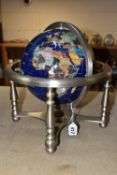 A MODERN TABLE GLOBE, probably dating from early this century due to country names, countries