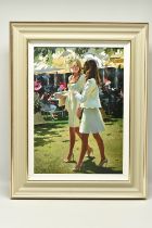 SHERREE VALENTINE DAINES (BRITISH 1959) 'THE COLOUR AND GLAMOUR OF ASCOT', a signed limited