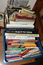 A QUANTITY OF ASSORTED MAPS AND ATLASES, Ordnance Survey, road, touring and street maps for