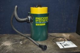 A RECORD DX1000 FINE FILTER 45 LITRE WORKSHOP EXTRACTOR (PAT pass and working)