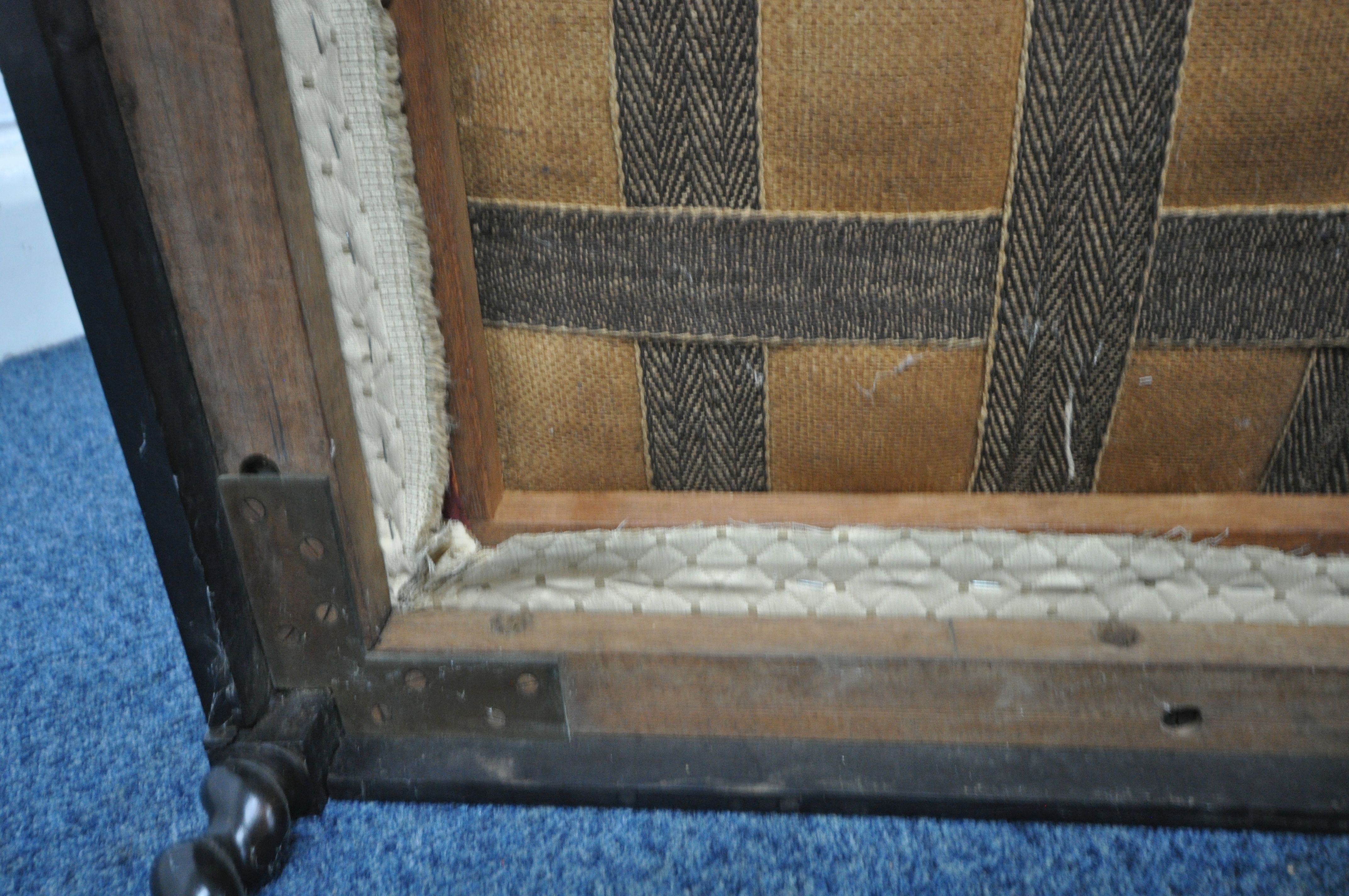 A LATE 19TH / EARLY 20TH CENTURY HEAVY EXOTIC HARDWOOD ANGLO CHINESE OPEN ARMCHAIR, ornately - Image 12 of 14