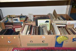 SIX BOXES OF BOOKS & MUSICAL SCORES, the book titles are mostly music based, but also includes
