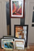 FROM THE STUDIO OF MICHAEL WHEELEY (20TH / 21ST CENTURY) a small quantity of paintings and prints