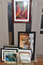 FROM THE STUDIO OF MICHAEL WHEELEY (20TH / 21ST CENTURY) a small quantity of paintings and prints