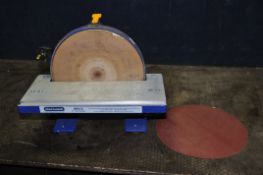 A CHARNWOOD W412 12in DISC SANDER with spare sanding disc (PAT pass and working)