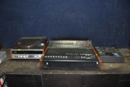 A VINTAGE SONY HP-511A MUSIC CENTRE (drive belt gone but motor working and tracks record, broken