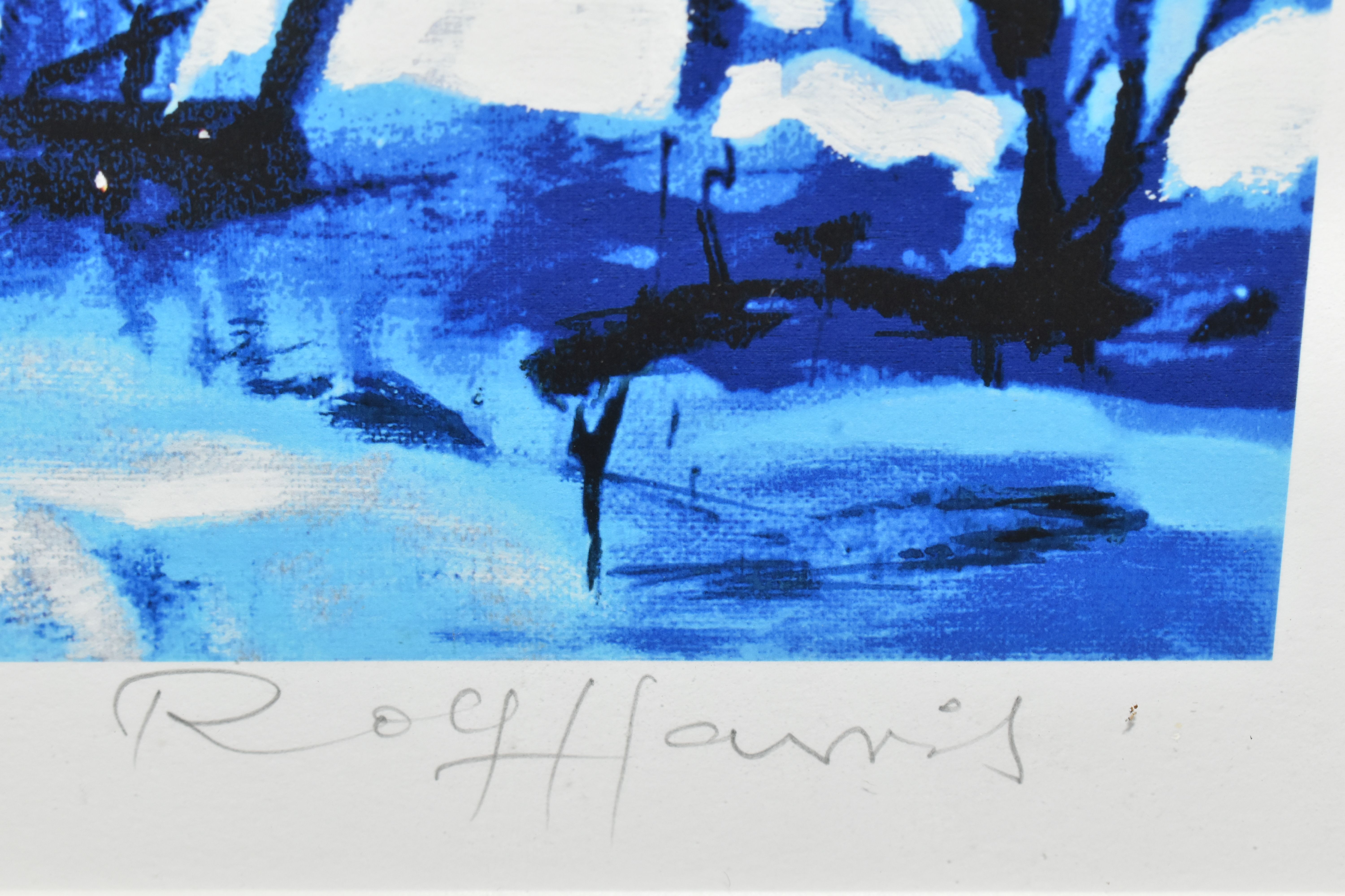 ROLF HARRIS (1930-2023) 'CHRISTMAS EVE IN THE SNOW', a signed limited edition print on paper, - Image 4 of 4