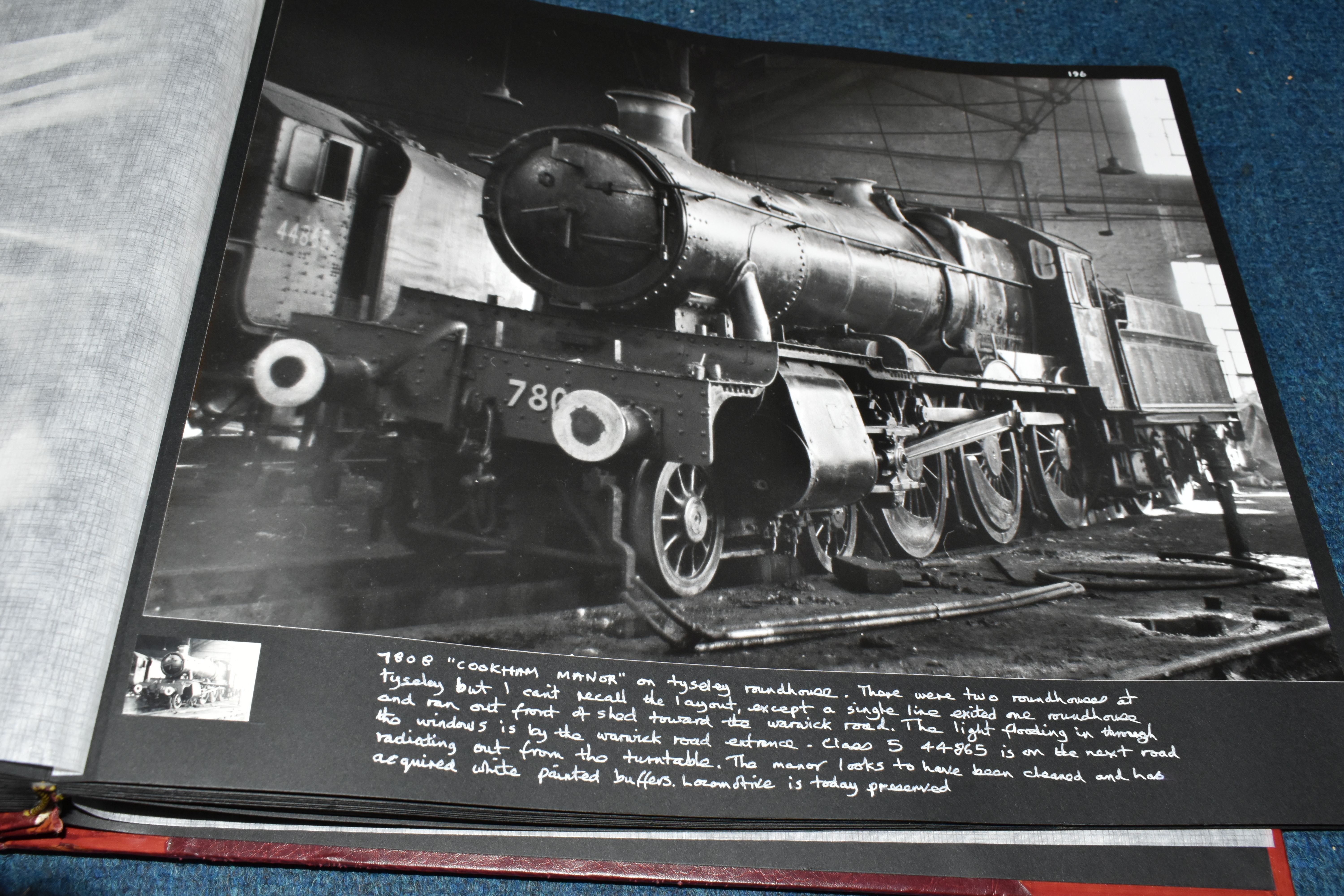 SCOTTISH RAILWAY PHOTOGRAPHS, Four Albums containing over 300 black and white and colour photographs - Image 16 of 22
