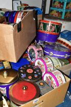 EIGHT BOXES AND LOOSE ADVERTISING TINS, to include Beech-Nut Chewing Gum, Ogden's 'Headway' Flake,