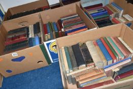 SIX BOXES OF ANTIQUARIAN BOOKS, over one hundred books, to include two sets of encyclopaedia, two