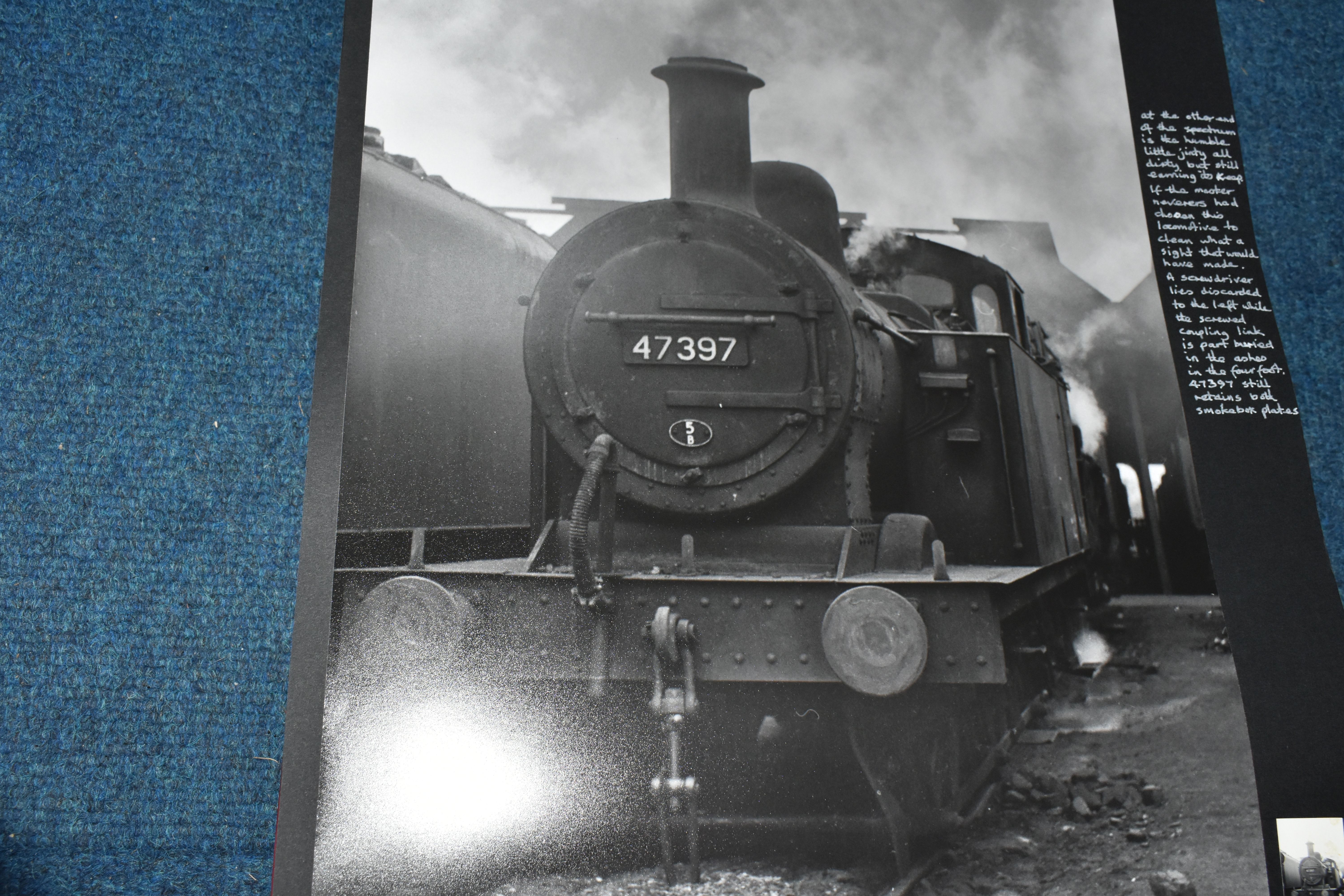 SCOTTISH RAILWAY PHOTOGRAPHS, Four Albums containing over 300 black and white and colour photographs - Image 13 of 22