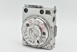 A LE COULTRE CO COMPASS CAMERA, circa late 1930s, designed by Noel Pemberton Billing and