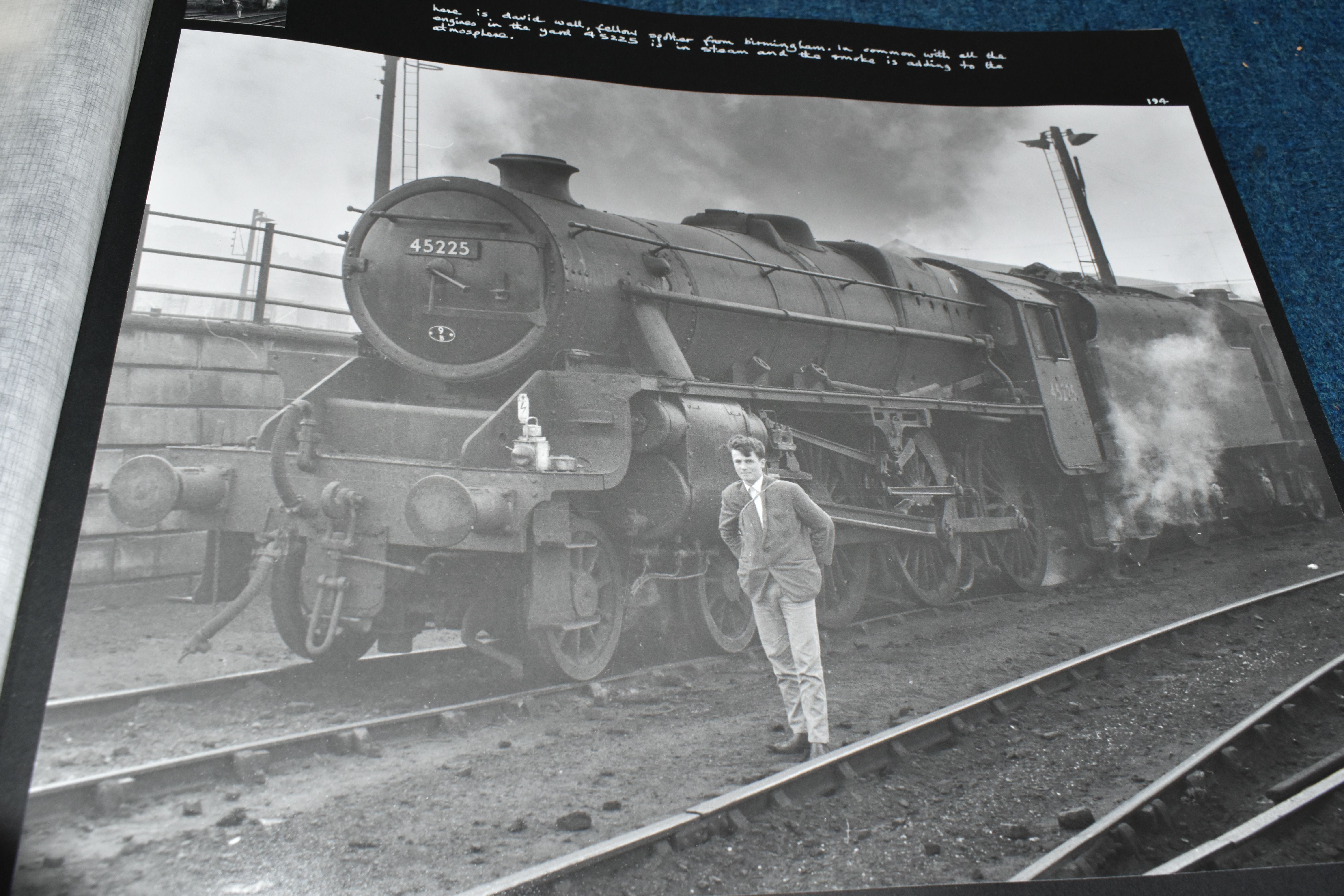 SCOTTISH RAILWAY PHOTOGRAPHS, Four Albums containing over 300 black and white and colour photographs - Image 15 of 22