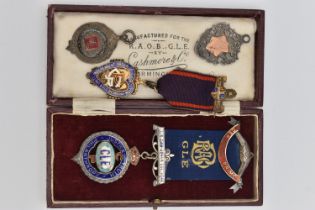 ASSORTED MEDALS, to include a boxed enamel 'Justice Truth Philanthropy' Sir Dan Jones LGE. 3045,