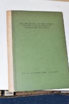 THE BEGINNING OF THE WORLD - Twenty-Five Pictures By Edward Burne-Jones, published by Longmans,