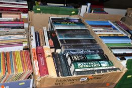 SEVEN BOXES OF BOOKS, to include approximately one hundred and twenty titles in hardback and