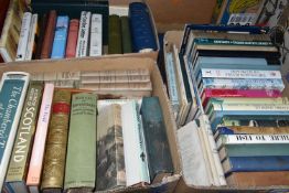 THREE BOXES OF ANITQUARIAN BOOKS containing over fifty-five miscellaneous titles in mostly