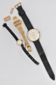 TWO LADYS WRISTWATCHES AND A GENTS WRISTWATCH, to include a ladys 9ct gold 'Regency' manual wind