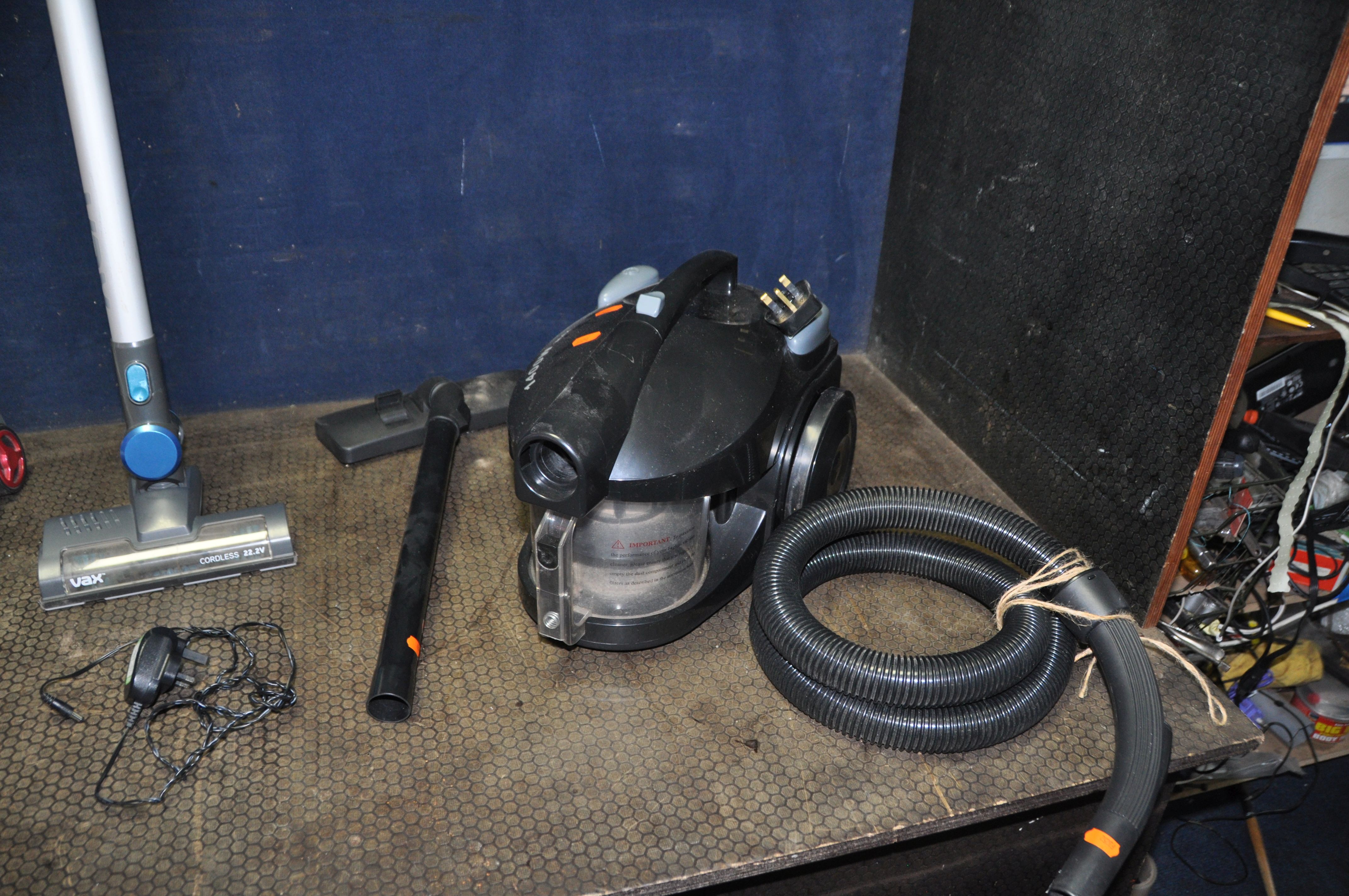 THREE VACUUM CLEANERS comprising of a Vax cordless with power supply, a Dirt Devil upright and a - Image 3 of 3