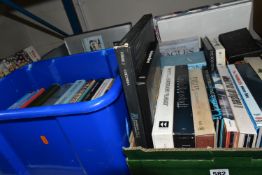 Three Boxes of Pop/Rock Music Books and CD Box Set Collections to include The Beatles, The Byrds,