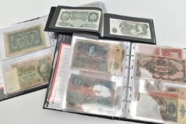 TWO LARGE AND ONE SMALL BANKNOTE ALBUMS, to include World Banknotes, notes from Germany's