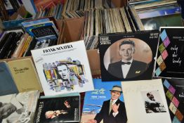 FIVE BOXES OF FRANK SINATRA EPHEMERA to include a large collection of 'Perfectly Frank' Magazines