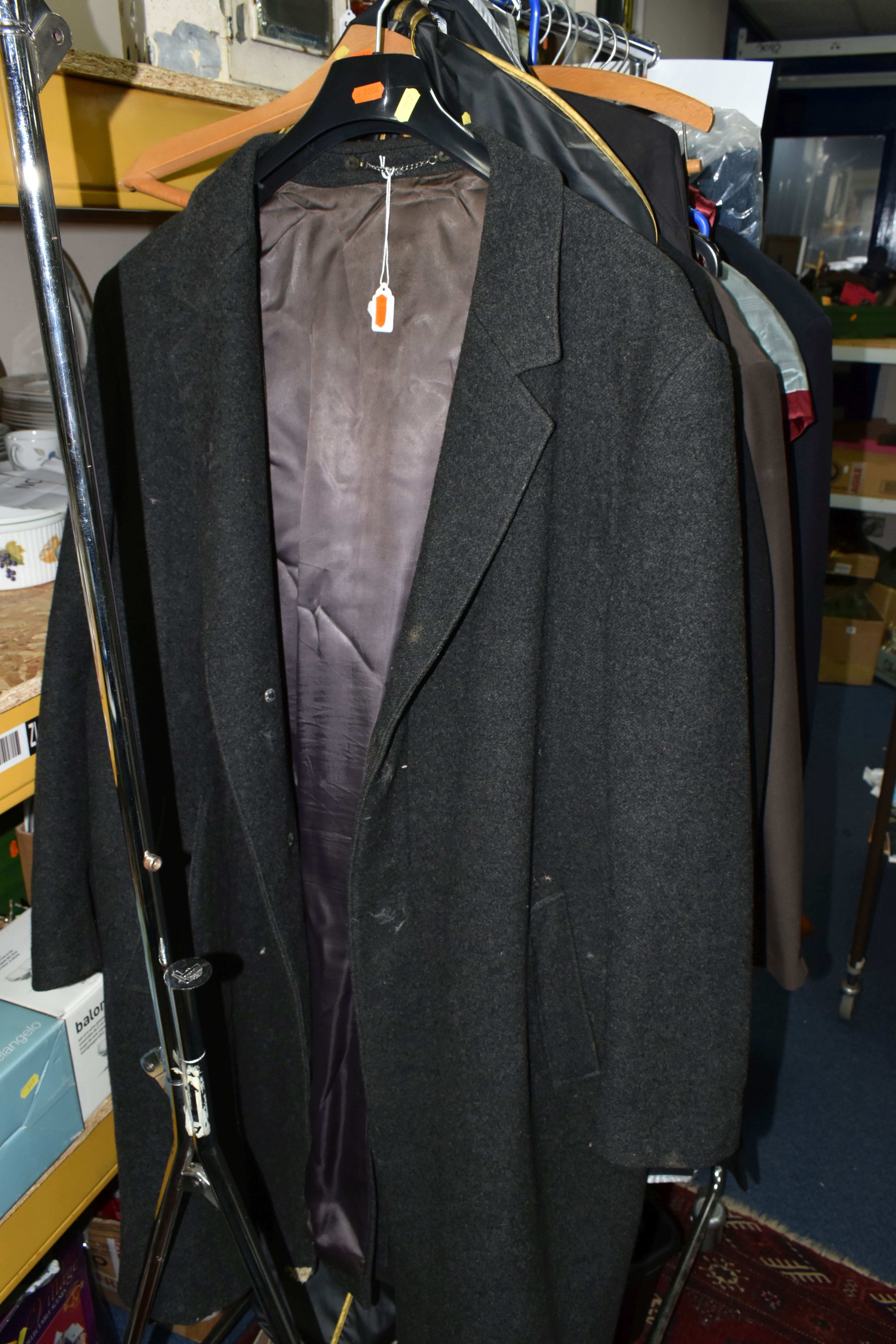A GROUP OF GENTLEMEN'S CLOTHING AND ACCESSORIES, to include a university graduate gown navy blue - Image 2 of 14