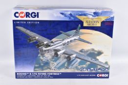 A BOXED CORGI LIMITED EDITION AVIATION ARCHIVE 1:72 SCALE BOEING B-17G FLYING FORTRESS DIECAST MODEL