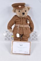 AN UNBOXED MERRYTHOUGHT FOR DANBURY MINT LIMITED EDITION 'FOR THE FALLEN' TEDDY BEAR, from 2018,
