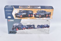 TWO BOXED CORGI CLASSICS LIMITED EDITION PICKFORDS HEAVY HAULAGE SETS, Two Scammell Constructors and
