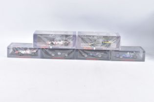 SIX BOXED SPARK MODEL MINIMAX 1960s VEHICLES, to include an Eagle MK7 Indy 500 1969, Denny Hulme,