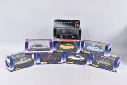 EIGHT BOXED LIMITED EDITION CORGI VANGUARDS 1:43 SCALE MODEL DIECAST VEHICLES, the first is a MG