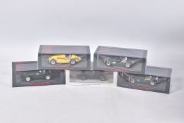 FIVE BOXED SPARK MODEL MINIMAX VEHICLES 1:43 SCALE, to include a Connaught A French GP 1953,