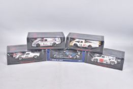 FIVE BOXED SPARK MODEL MINIMAX VEHICLES 1:43 SCALE, to include a Nimrod C2B 24 Hour Le Mans 1984