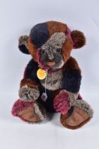 AN UNBOXED CHARLIE BEARS TEDDY BEAR 'Oodles', No.CB131343, designed by Isabell Lee, appears