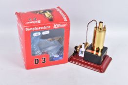 A BOXED WILESCO DAMPFMASCHINE LIVE STEAM ENGINE, No.D3, not tested, appears complete and in very