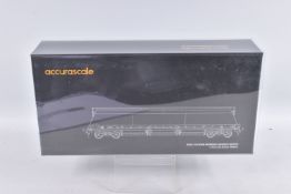 A BOXED ACCURASCALE OO GAUGE MODEL WAGON TWIN PACK, IIA Biomass Bogie Hopper Wagon, running no.'s 37