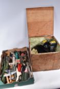 A QUANTITY OF ASSORTED SCALEXTRIC ITEMS, to include Lotus F1 car, No.C82, missing tyres, assorted