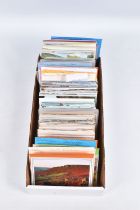 A LARGE COLLECTION OF POSTCARDS, aproximately 600 to include Curbar Derbyshire, Dalby N.