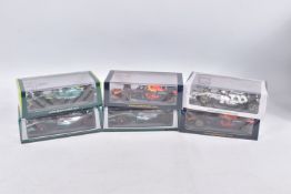 SIX BOXED SPARK MODEL MINIMAX VEHICLES 1:43 SCALE, to include a Red Bull Racing Honda RB16B in