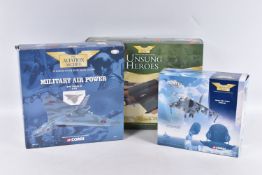 THREE BOXED CORGI CLASSICS THE AVIATION ARCHIVE AIRCRAFT MODELS, Unsung Heroes McDonnell Douglas F-