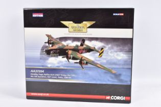 A BOXED LIMITED EDITION CORGI AVIATION ARCHIVE HANDLEY PAGE HALIFAX B.III 1:72 SCALE DIECAST MODEL